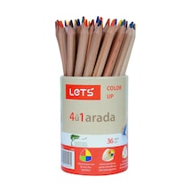 Lets L-2360 Kopya Kalemi 4 Renk Kırmızı-Mavi-Yeşil-Sarı