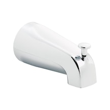 Faucet U1075-pk Saptırıcı Küvet Emziği, Krom Açık Mavi