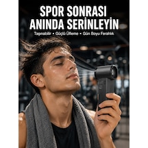 Taşınabilir Şarjlı Güçlü Hava Üfleme Aleti Çok Yönlü Kullanım Yeni Nesil Siyah