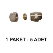 Yerden Isıstma Pex Bağ Rekoru 16x2 Nipel - Boru 1 Adet Paket 5 Lu