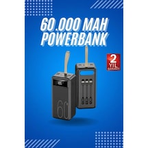 Mey İthalat 60.000 Mah Hızlı Powerbank Siyah