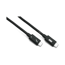 Owc - 2,0 M Thunderbolt 4 / Usb-c Kablosu - Tüm Thunderbolt 3 Ve 4, Usb-c Ve Usb4 Cihazları İçin Tam Fonksiyonel, 40 Gb/s&apos Ye Kadar, 100 Watt, 20 V/5 A, 8k Thunderbolt Veya Usb-c Ekran İle Uyumlu