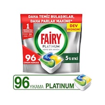 Şeylişeyler -fairy Platinum Bulaşık Makinesi Kapsülü 96 Yıkama Limon Kokulu 2 Paket