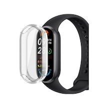 Soft-case Xiaomi Mi Band 10 İle Uyumlu 360 Kasa Koruyucu Kılıf Yumuşak Tpu Malzeme Dokunmatiği Ve Netliği Etkilemeyen Darbelere Karşı Xiaomi Mi Band 10 Ekran Koruyuculu Kılıf Şeffaf Çok Renkli