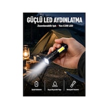 Mini Boy Led El Feneri - 2000 Lümen, Su Geçirmez Tasarım Yeni Nesil Altın
