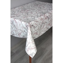 Elyaf Silinebilir Pvc Muşamba Masa Örtüsü 1280-metalkmermer Pembe
