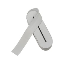 Beyaz - 4cm Paça Lastik Yassı Geniş 10mt 5468