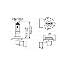 BOSCH 1987302083 Ampul H10 12V 42W