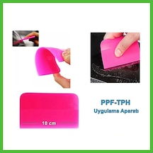 Vaveni Ppf/tph Silikon Çekçek Ragle Cam Filmi Çekme Uygulama Aparatı Pembe 10x7.5cm Arz