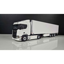 1/50 Scania Nextgen R730 4x2 Beyaz + Frigo Soğutuculu Trailer