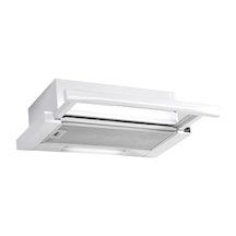 Hibsan 8062 W 60 Sürgülü Çift Motor Aspiratör Beyaz