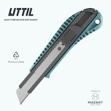 UTTIL Nmuk04 Alüminyum Döküm Gövdeli 18 Mm Maket Bıçağı