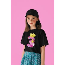 Sevbano Peppa Pig 3 Yaş Baskılı Unisex Çizgi Film Çocuk Tişört 1-12 Yaş Siyah Sevbano Peppa Pig 3 Yaş Baskılı Unisex Çizgi Film Çocuk Tişört 1-12 Yaş Siyah