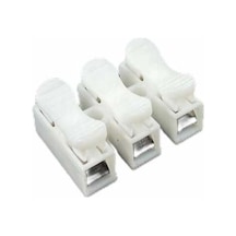 Mandallı Yaylı Vidasız Klemens Basmalı Tip 3 Lü 3 Pin 10 Adet