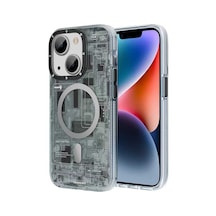 Youngkit iPhone Uyumlu 14 Plus Kılıf Magsafe Şarj Özellikli YoungKit Technology Serisi Kapak Youngkit-TA82100