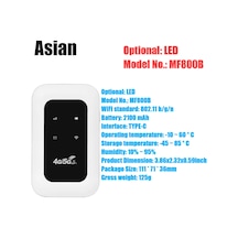 4g Lte Mobil Wifi Yönlendirici Yuvası İle 150 Mbps Kablosuz Yönlendirici Tek Led Asian Version İspanya