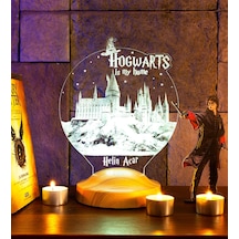 Potter Hogwarts Gece Lambası, Potter Hayranlarına Hediye Led Lamba .