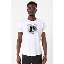 Hocus Pocus University Beyaz Erkek Bisikletyaka Tshirt 001