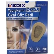 Medix Yapışkanlı Oval Göz Pedi 10'lu