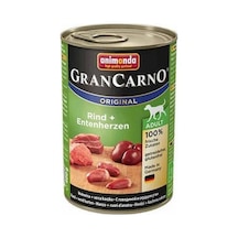 Grancarno Sığır Etli Ve Ördekli Yetişkin Köpek Konservesi 400 Gr