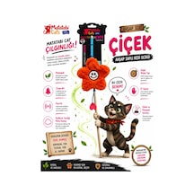 Olta Çiçek Hışırtılı,çıngıraklı ,matatabi Li,muhteşem Kumaşlı Kedi Oltası