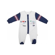 Bibaby 60162 Tree House Bebek İnterlok Tulum İndigo 3-6 Ay Lacivert
