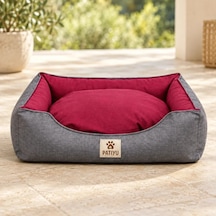 Patiyu Aura Premium Yatak - Bordo / Large