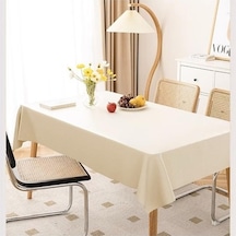 Novahub Mor Lüks Yüksek Dereceli Kuzu Derisi Pvc Su Geçirmez Ve Yağ Geçirmez Yıkanmaz Masa Örtüsü Dikdörtgen Ev Masa Çay Masası Ve Masa Örtüsü - 120 120 Mor