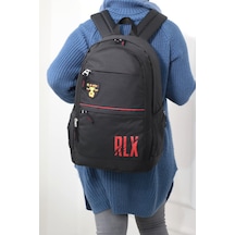 Konfores 1169 Unisex Anatomik Sırt Çantası-Siyah Kırmızı