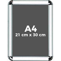 A4 Alüminyum Çerçeve Rondo Köşe Aç Kapa Açılır Kapanır