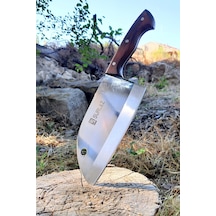 Outdoor Bıçak Kamp Bıçak Piknik Bıçağı Outdoor Şef Bıçağı Kahverengi