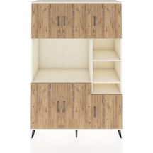 Hyperion Dolap 10 Raflı 6 Kapaklı 132x44x195 Aytaşı-çam/aytaşı Aytaşı