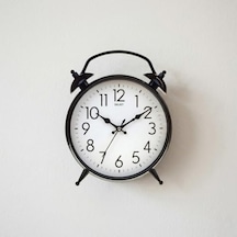 Modern Siyah Metal Duvar Saati, 30 Cm Büyük Boy, Sessiz Mekanizmalı, Dekoratif, Salon, Ev Ve Ofis İçin Açık