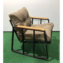 Sallanırtek Balkon-bahçe-kafe Çay Seti Koltuk Oturma Takımı,çaysetleri Sallanır Koltuk Miami Cappuccino