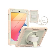 İpad 5 Air 9.7 Kılıf Strap New Tablet Kapak - Pembe Diğer