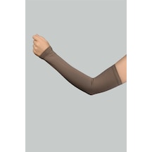 Altobeh Pratik Tesettür Kolluk Penye Kadın Namaz Kolluğu Düz - Koyu Vizon