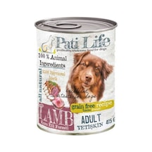 Pati Life Kuzu Etli Yetişkin Köpek Konserve Maması 6 x 415 G