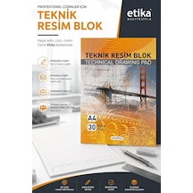 A4 Teknik Resim Blok - 30 Yaprak, Profesyonel Mühendislik Ve Mimarlık Çizim Defteri, Ofis Ve Okul İçin Kaliteli Kırtasiye Ürünü