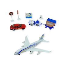 Havaalanı Seti Metal Arabalı - 89730 - Arabalı Set