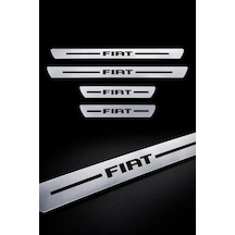 Fiat Krom Plastik 4 Parça Kapı Parlak Eşik Seti