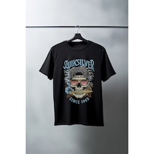 Unisex Oversize 24/1 Penye Dtf Baskılı Tişört - Dtf163 Beyaz