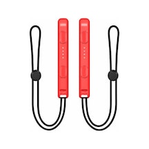Switch Joycon Bileklik Wrist Strap Ns Joy-con Aksesuar Kırmızı 2 Adet