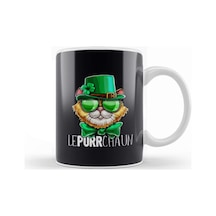Awesome Lepurrchaun St Patrick S Day Cat Leprechaun Shamrock Kupa Bardak Porselen Karışık