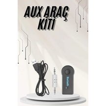 Cn Yeni Nesil Bluetooth Aux Araç Kiti Siyah Tv Tablet Telefon Araç Araba