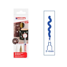 Edding Boya Dekor. Markörü 3Lü Kutu Metalik 2-4 MM Keçe Uç