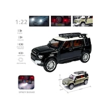 Hcl-510a Çek Bırak 1:22 Sesli Ve Işıklı Buharlı Df Metal Jeep Çok Renkli