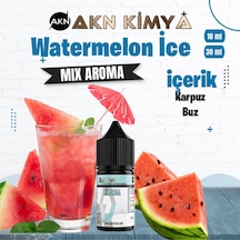 Akn Kimya Watermelon İce Mix Aroma Karpuz Buz Gıda Aroması 10 Ml