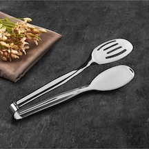 Lüks Salata Maşası 18/10 Paslanmaz Çelik Paslanmaz Çelik Gümüş