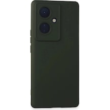 Durukar Vivo V29 Lite Kılıf Nano İçi Kadife Silikon - Koyu Yeşil