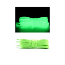 Hapshoe Fosforlu Neon 7 Mm Kalınlığında Yeşil Renk 1 Çift Yassı Spor Ayakkabı Bağcığı